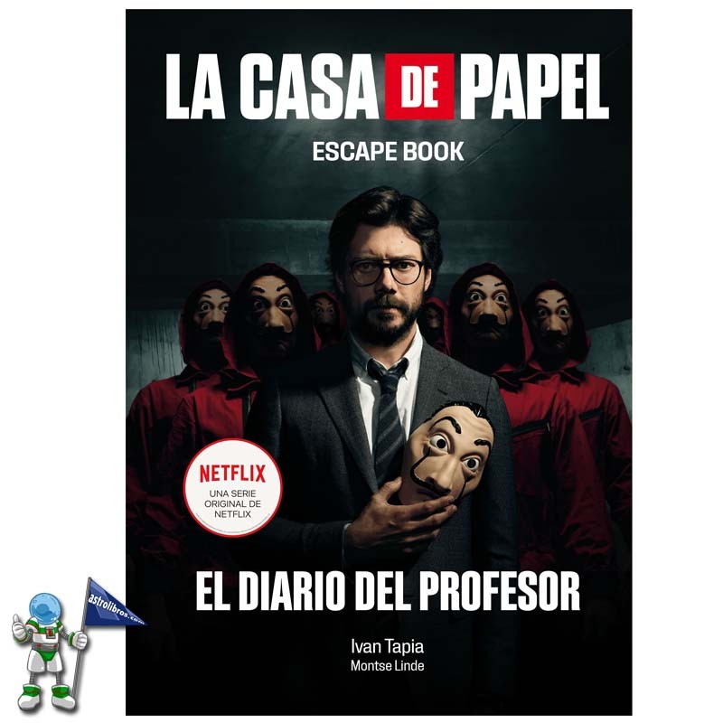 ESCAPE BOOK LA CASA DE PAPEL , EL DIARIO DEL PROFESOR