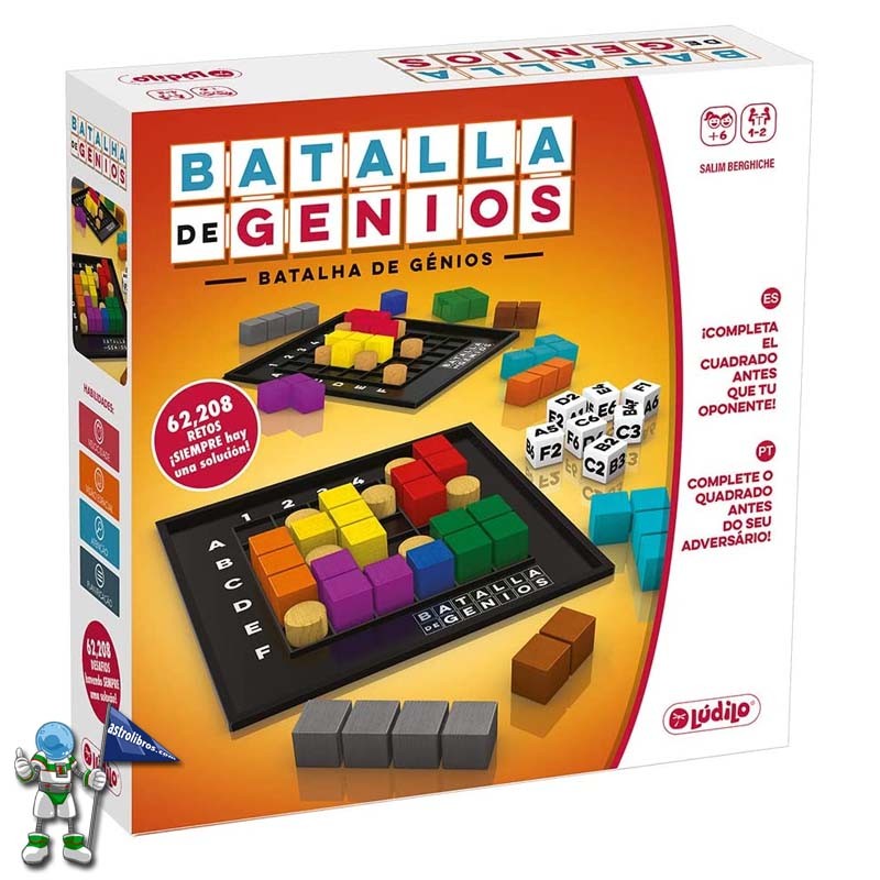 BATALLA DE GENIOS ORIGINAL , JUEGO DE MESA