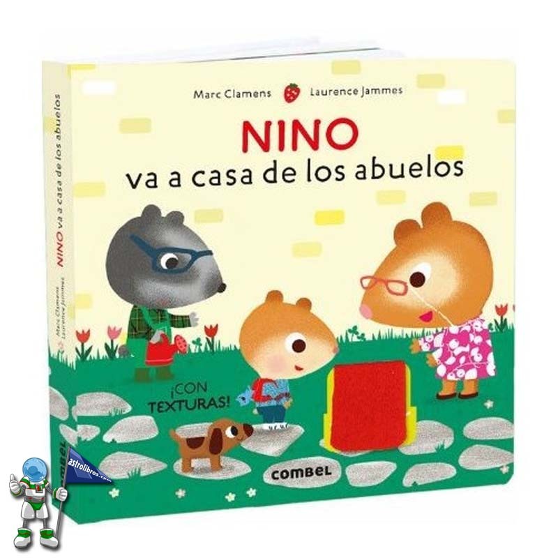 NINO VA A CASA DE LOS ABUELOS | LIBRO CON TEXTURAS