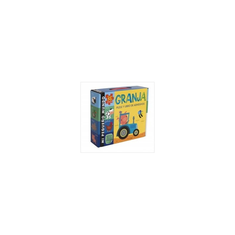 GRANJA, PUZZLE Y LIBRO DE ADHESIVOS GRANJA, PUZZLE Y LIBRO DE ADHESIVOS