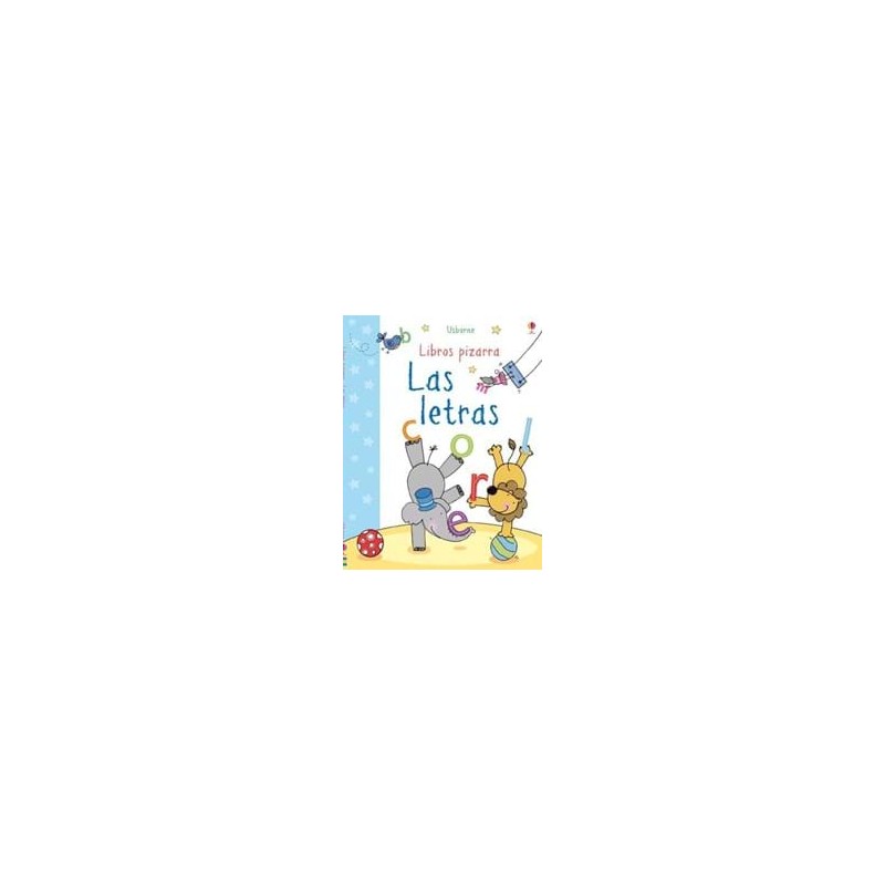 LAS LETRAS, LIBRO PIZARRA USBORNE