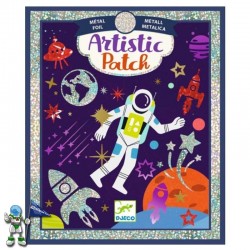 ARTISTIC PATCH METAL COSMOS , MANUALIDADES DJECO