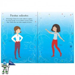 LA FIESTA DE DISFRACES, VISTO A MIS AMIGAS PEGATINAS USBORNE