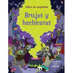BRUJAS Y HECHICERAS, LIBRO DE PEGATINAS USBORNE