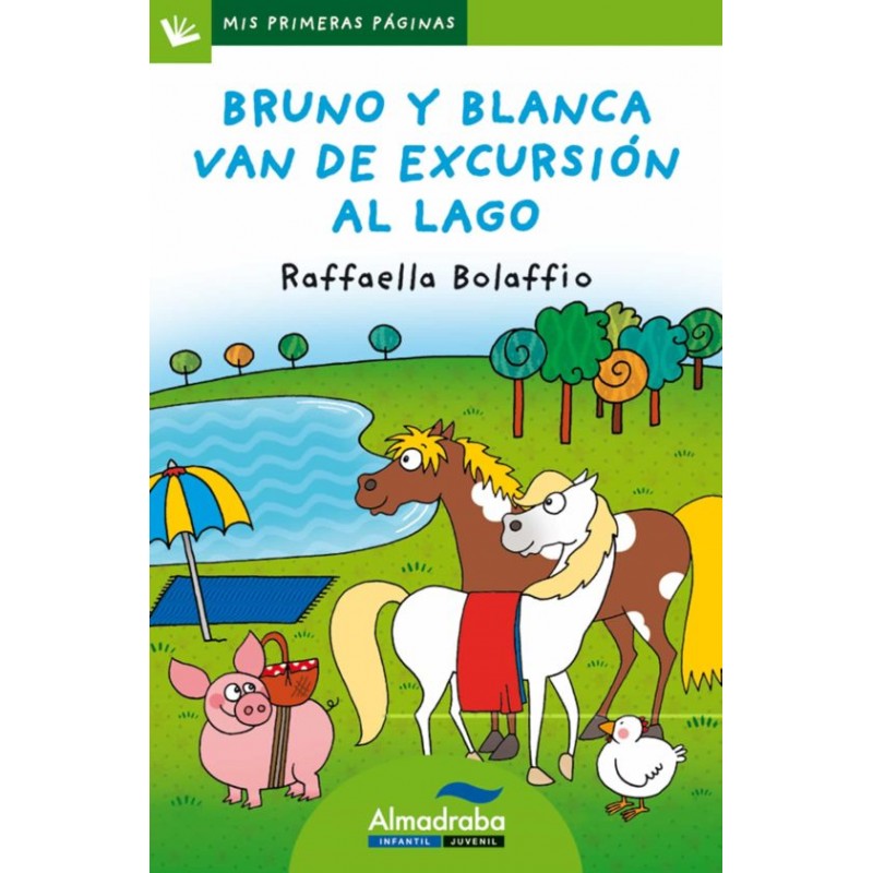 BRUNO Y BLANCA VAN DE EXCURSIÓN AL LAGO, LETRA MAYÚSCULA