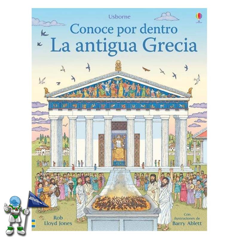 LA ANTIGUA GRECIA,CONOCE POR DENTRO, LIBROS USBORNE