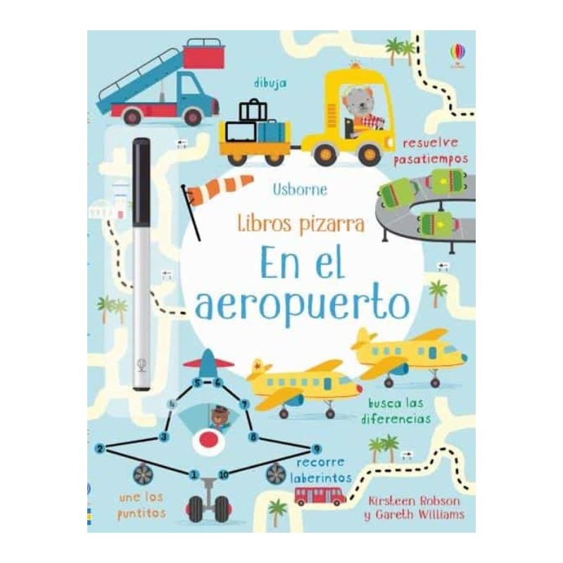 EN EL AEROPUERTO, LIBROS PIZARRA USBORNE