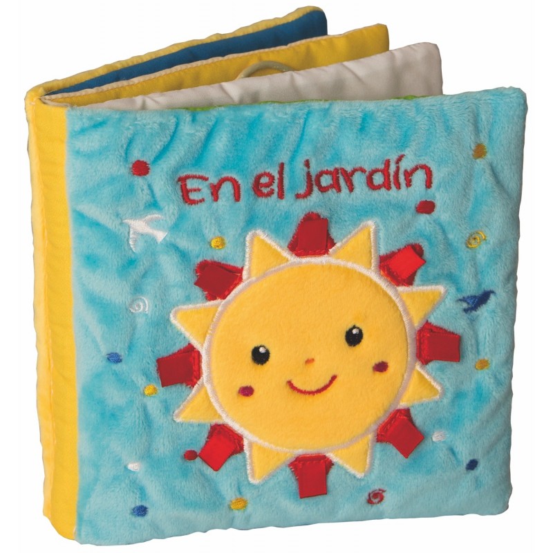 EN EL JARDÍN , LIBRO DE TELA EN EL JARDÍN , LIBRO DE TELA