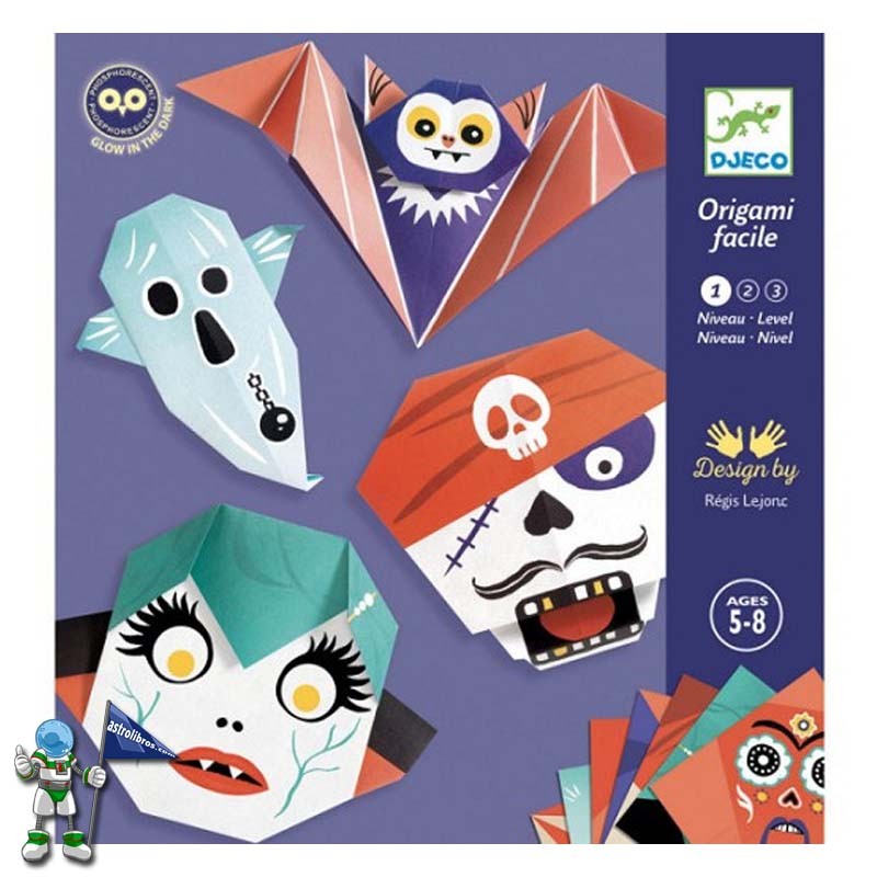 PAPIROFLEXIA ORIGAMI ESCALOFRÍOS, MANUALIDADES DJECO PAPIROFLEXIA ORIGAMI ESCALOFRÍOS, MANUALIDADES DJECO