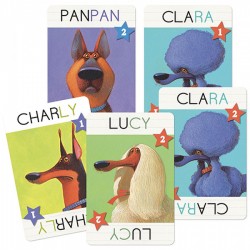 TOP DOGS, JUEGO DE CARTAS DJECO