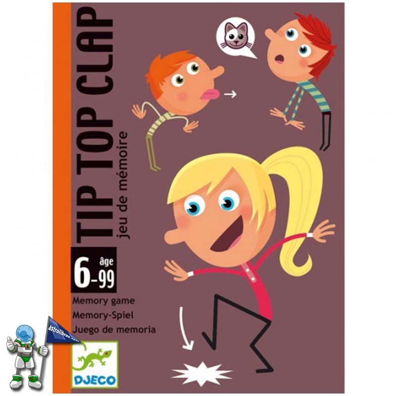 TIP TOP CLAP, JUEGO DE CARTAS DJECO