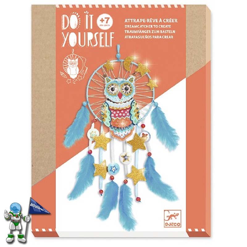 KIT MANUALIDADES DJECO, CREAR ATRAPASUEÑOS LECHUZA