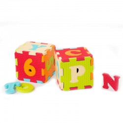 ALFOMBRA PIEZAS DE ESPUMA, LETRAS Y NÚMEROS