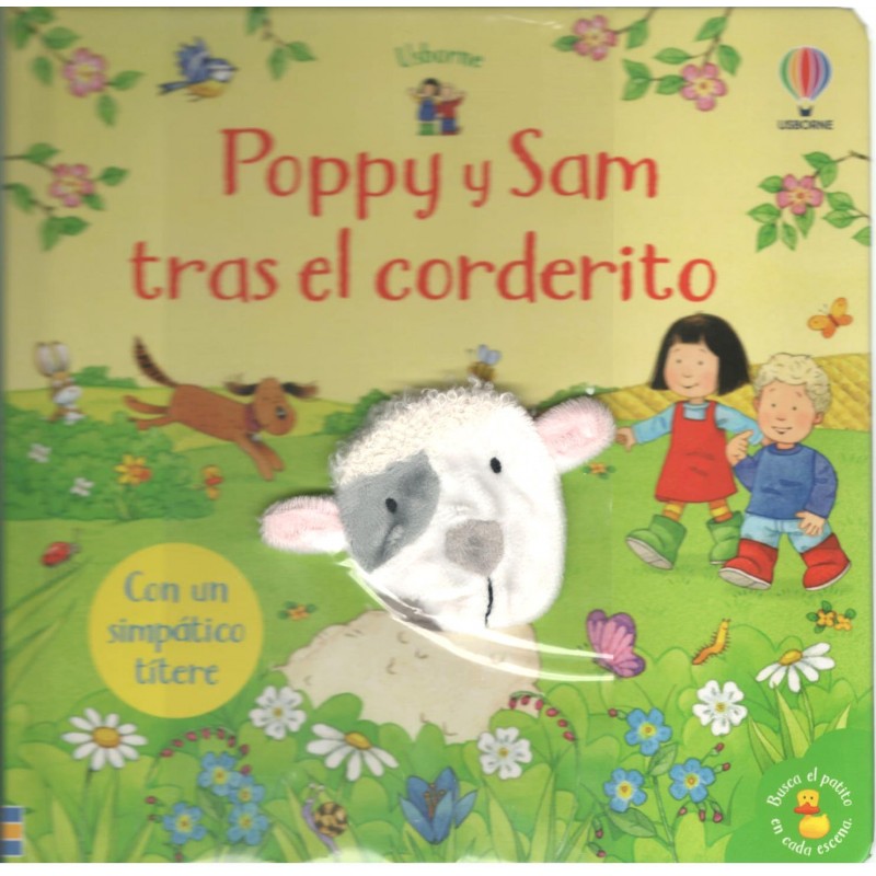 POPPY Y SAM TRAS EL CORDERITO, LIBRO CON TÍTERE