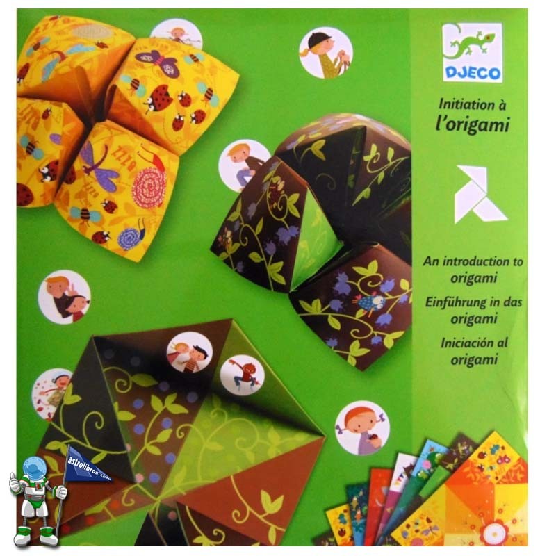 DJECO Kit de manualidades de papel de origami de dinosaurio