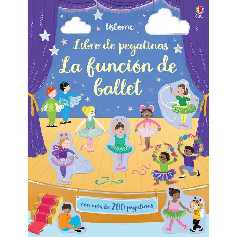 LA FUNCIÓN DE BALLET, LIBRO DE PEGATINAS USBORNE