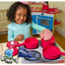 Juego accesorios cocina infantil | Egurrezko jostailu