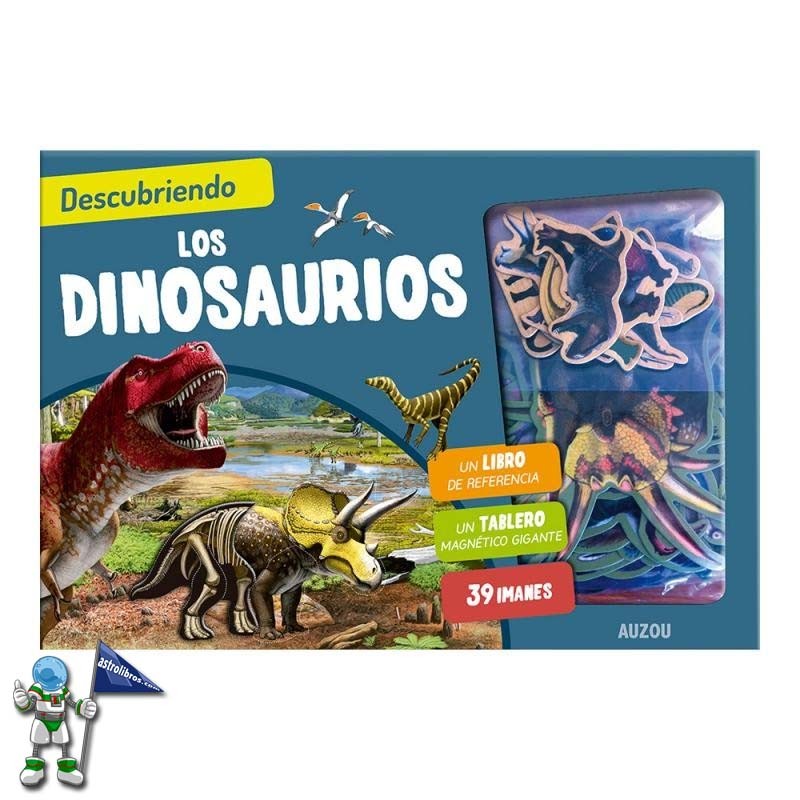 DESCUBRIENDO LOS DINOSAURIOS, LIBRO E IMANES