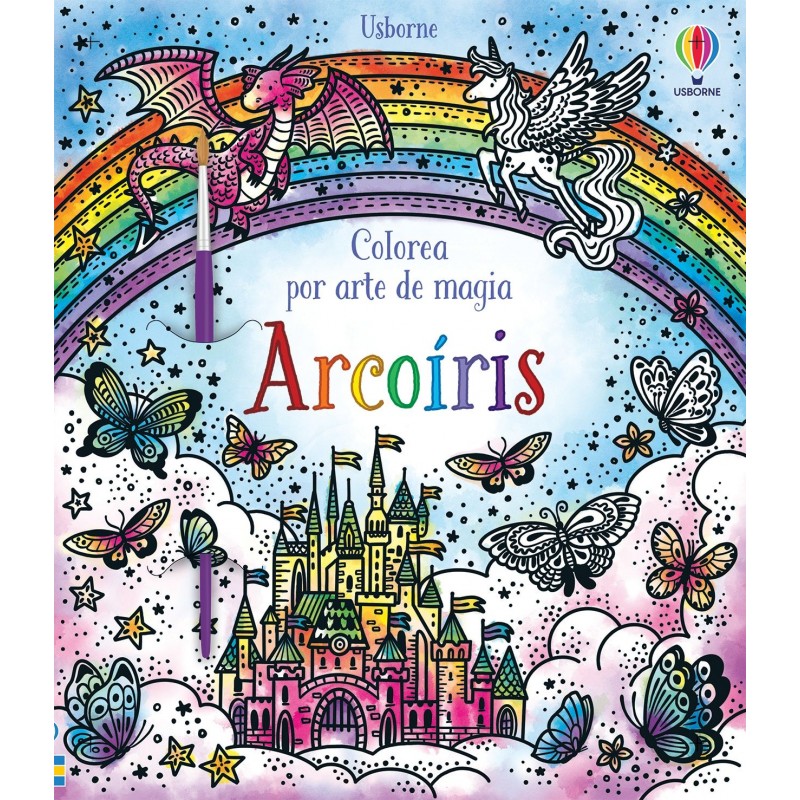 ARCOIRIS COLOREA POR ARTE DE MAGIA USBORNE