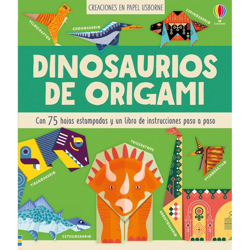 Comprar el libro DINOSAURIOS DE ORIGAMI, CREACIONES EN PAPEL USBORN...