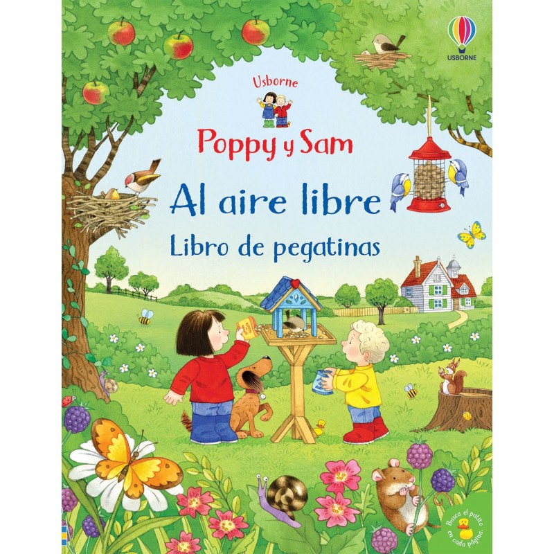 POPPY Y SAM AL AIRE LIBRE, LIBRO DE PEGATINAS USBORNE