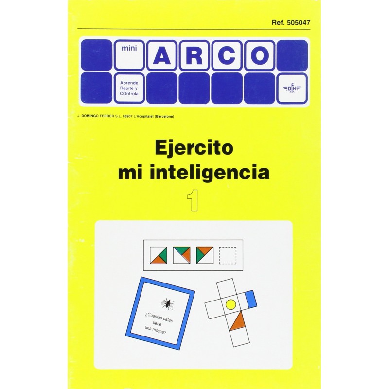 CUADERNO MINI ARCO, EJERCITO MI INTELIGENCIA 1 CUADERNO MINI ARCO, EJERCITO MI INTELIGENCIA 1