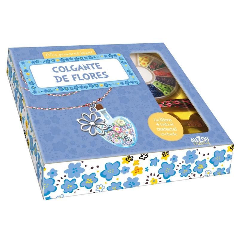 COLGANTE DE FLORES, MANUALIDADES AUZOU