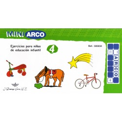 CUADERNO MINI ARCO, EJERCICIOS PARA NIÑOS DE EDUCACIÓN INFANTIL 4