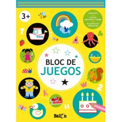 BLOC DE JUEGOS +3 AMARILLO