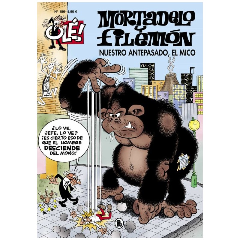 OLE MORTADELO 186, NUESTRO ANTEPASADO