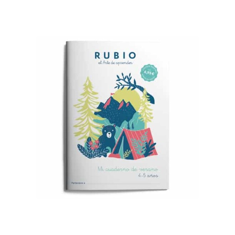 MI CUADERNO DE VERANO RUBIO 4-5 AÑOS MI CUADERNO DE VERANO RUBIO 4-5 AÑOS