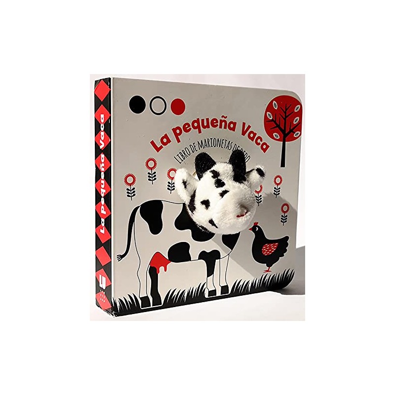 LA PEQUEÑA VACA, LIBRO DE MARIONETAS DE DEDO