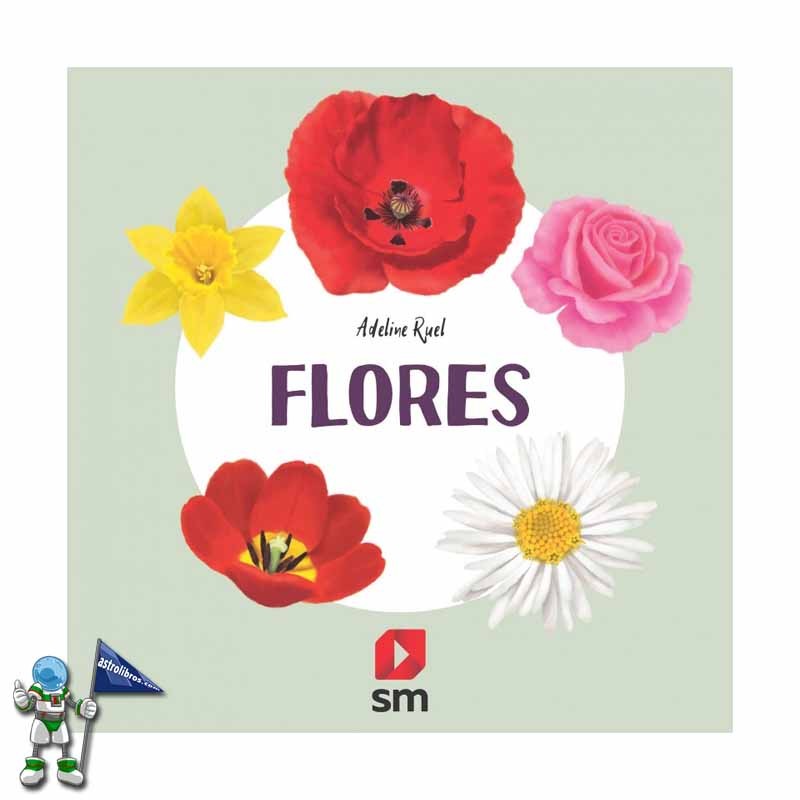 LIBRO CON SOLAPAS, FLORES