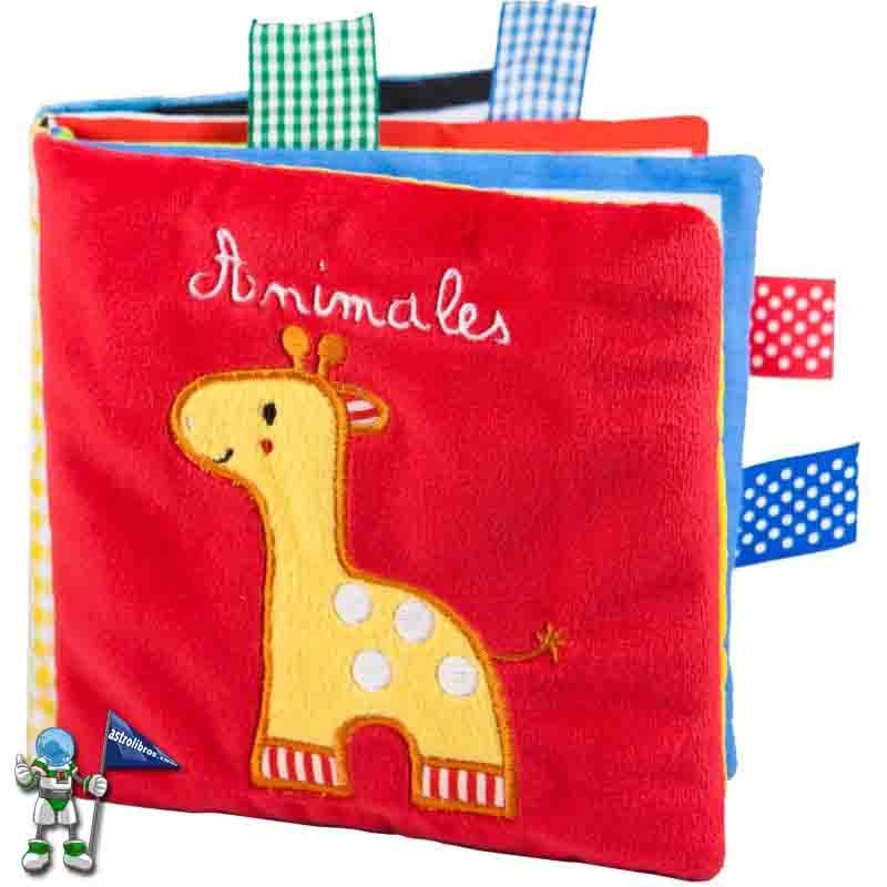 LOS AMIGOS DE LA JIRAFA , LIBRO DE TELA LOS AMIGOS DE LA JIRAFA , LIBRO DE TELA