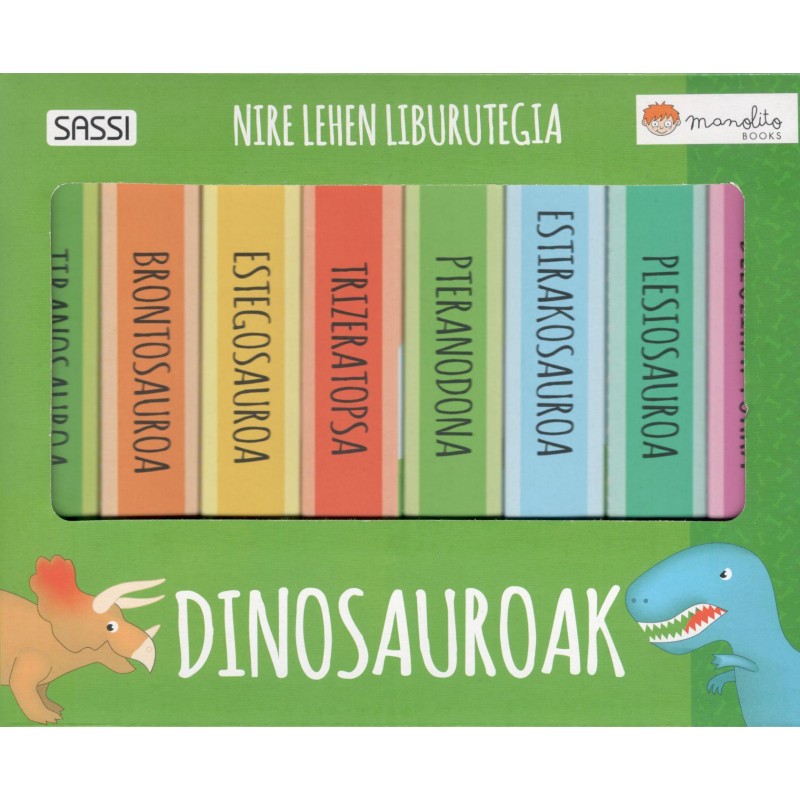 DINOSAUROAK, MI PRIMERA BIBLIOTECA