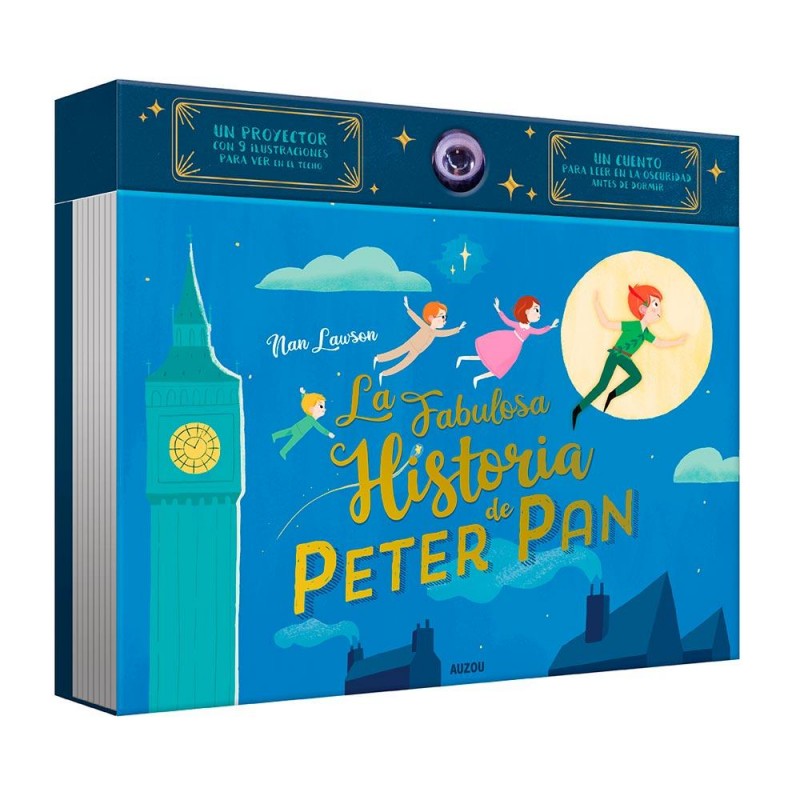 LA FABULOSA HISTORIA DE PETER PAN , LIBRO PROYECTOR LA FABULOSA HISTORIA DE PETER PAN , LIBRO PROYECTOR