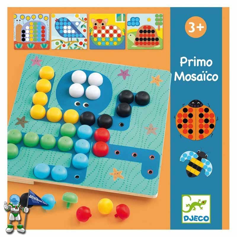 PRIMO MOSAICO, JUEGO DE ENCAJABLES DJECO
