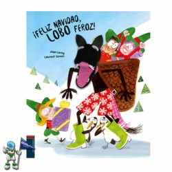 ¡FELIZ NAVIDAD, LOBO FEROZ! LIBRO MARIONETA