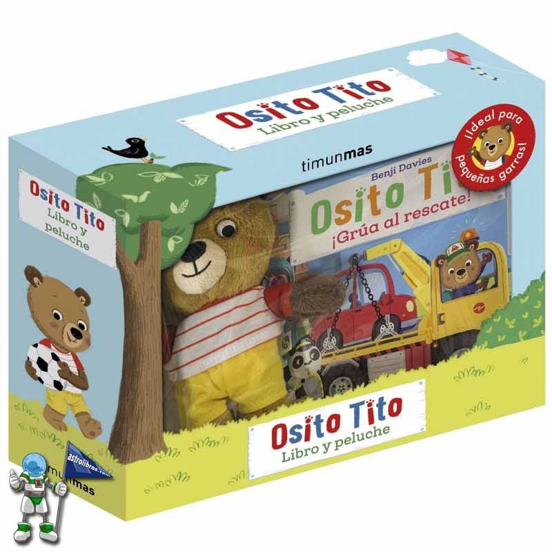 OSITO TITO, LIBRO Y PELUCHE