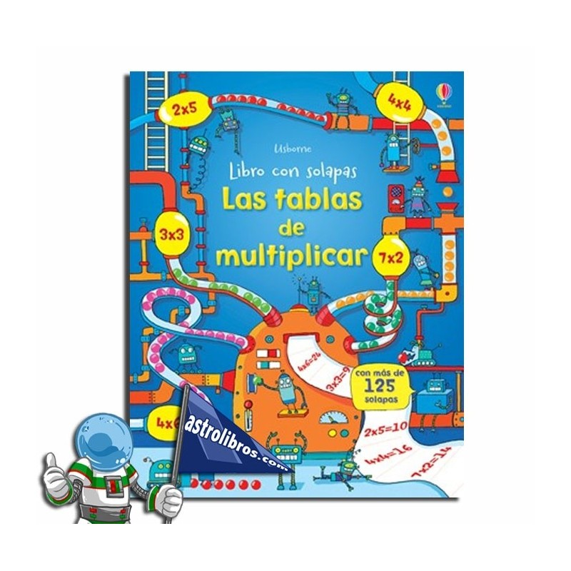 LAS TABLAS DE MULTIPLICAR , LIBRO CON SOLAPAS