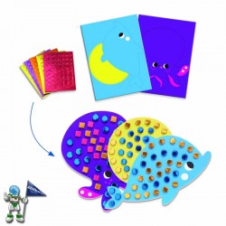 COFRE MULTIACTIVIDADES EL MAR Y SUS MARAVILLAS, KIT MANUALIDADES DJECO