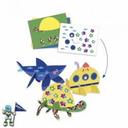 COFRE MULTIACTIVIDADES EL MAR Y SUS MARAVILLAS, KIT MANUALIDADES DJECO