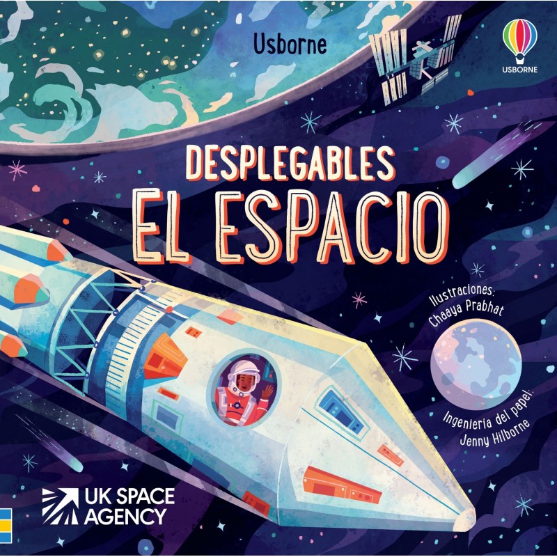 Atlas del espacio» desplegable para niños