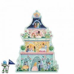 PUZZLE GIGANTE LA TORRE DE LAS PRINCESAS 36 PIEZAS, DJECO