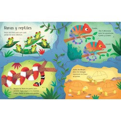 ENTRE ANIMALES SALVAJES, LIBROS PIZARRA USBORNE