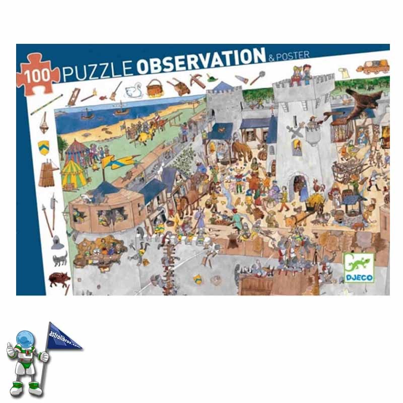 PUZZLEA BILATU ETA AURKITU DJECO 100 PIEZA | GAZTELUA PUZZLEA BILATU ETA AURKITU DJECO 100 PIEZA | GAZTELUA