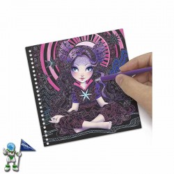 KOADERNO KREATIBOA SKRATCH TEKNIKA, NEBULOUS STARS