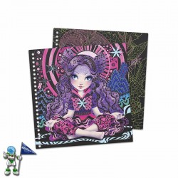 KOADERNO KREATIBOA SKRATCH TEKNIKA, NEBULOUS STARS