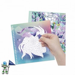 CUADERNO CREATIVO PEGATINAS POR NÚMEROS NEBULOUS STARS