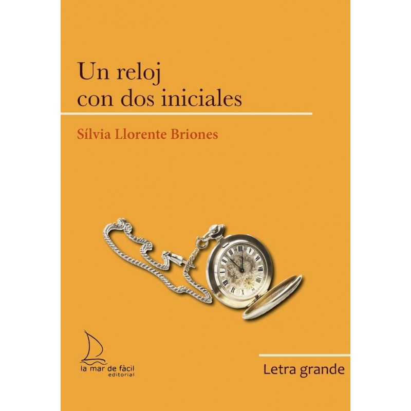 UN RELOJ CON DOS INICIALES, LETRA GRANDE